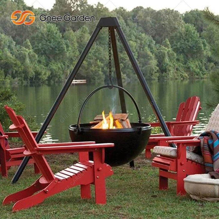 Black Round High Quantity Corten BBQ Barbecue