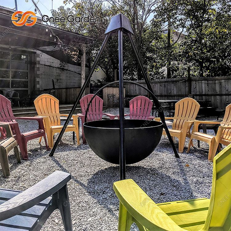 Iswed Round Kwantità Għolja Corten BBQ Barbecue
