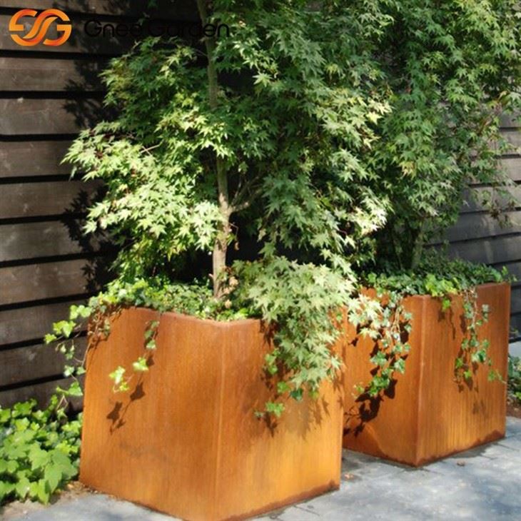 Corten Steel flower pot（2）