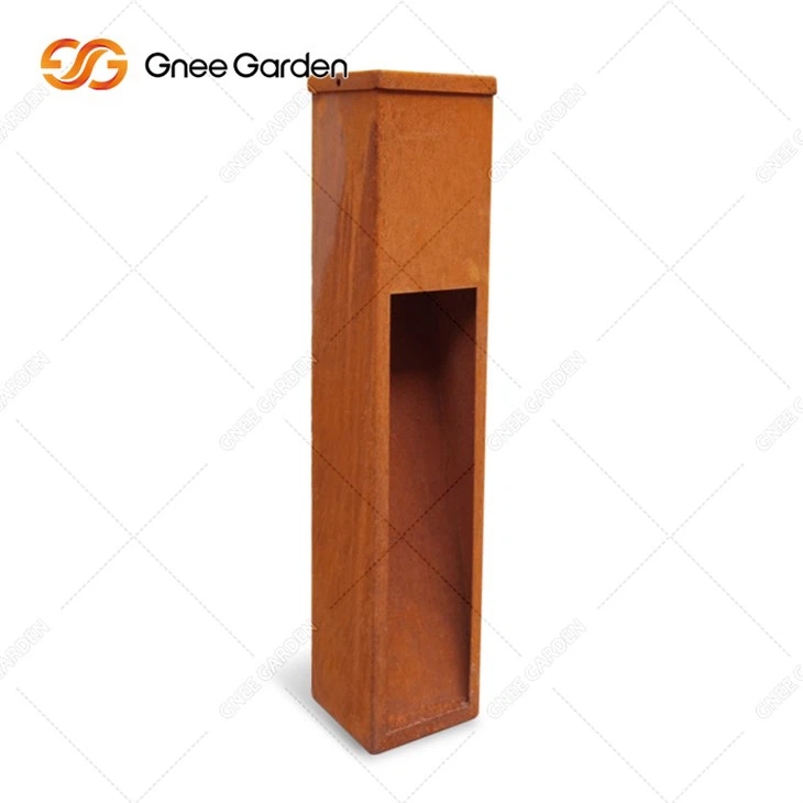 Corten Steel Dawl ta 'barra Solar Garden Led Lighting