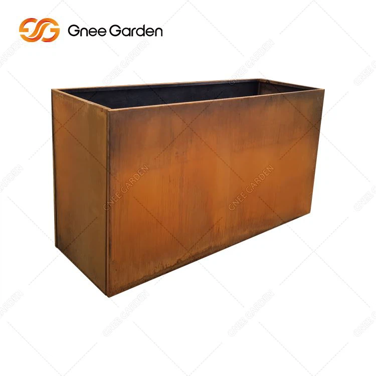 Garden Planter Corten Steel Garden Għall Landscaping