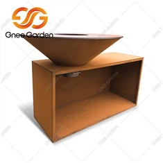 Corten Azzar Grill Bbq Bbq Pit