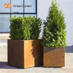 Corten Azzar Outdoor Personalizzata Raised Garden Bed Għall-Qsari tal-Qsari tal-Fjura tal-Ħxejjex tal-Fjura