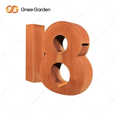 Corten Azzar Post Mailbox Għall Ittra