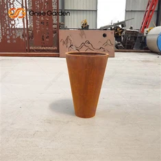 Corten Steel Raised Garden Bed Għall Planter tal-Fjura tal-Ħxejjex