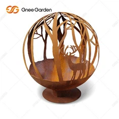 Ċriev fil-Forest Sphere Fire Pit