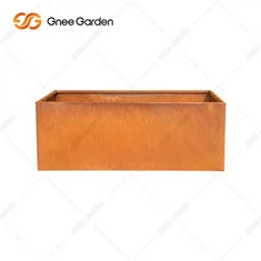 Modern Ġnien Fjura Pot Corten Azzar Twil Kaxxa Planter