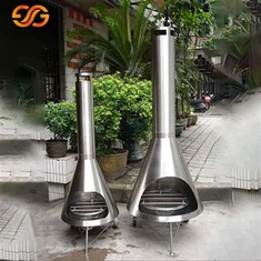 Post tan-nar tal-Azzar Corten tal-Ħruq tal-Injam ta 'barra