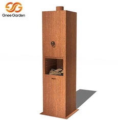 Ornamenti tal-ġnien tal-fossa tan-nar tal-metall għall-ikkampjar li jinġarru post tan-nar ta 'barra