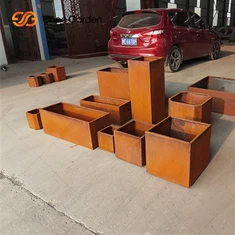 Weathering Azzar Pajsaġġ Corten Steel Planter