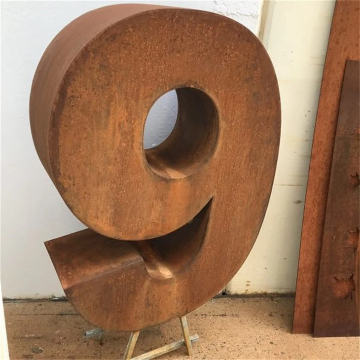Outdoor Corten Steel Private Mailbox
