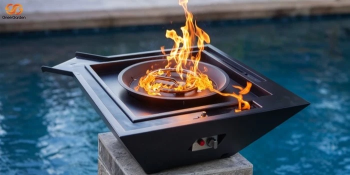 Propane Fire & Water Bowl for Swimming Pool Propane Fire & Water Bowl for Swimming Pool